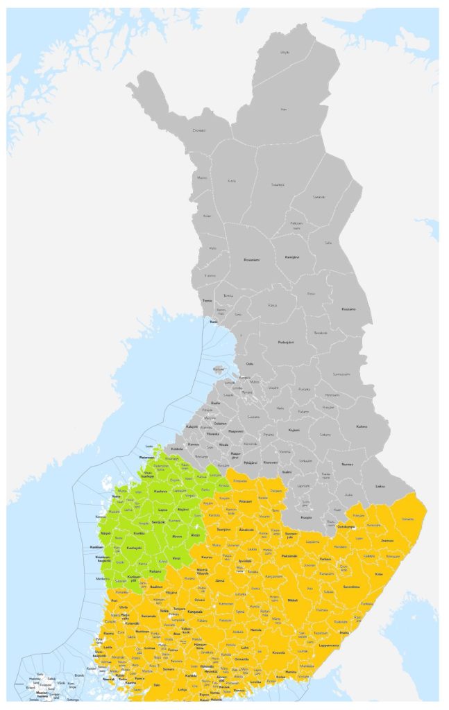 Fastpiraija kiinnikkeet myyntialuekartta